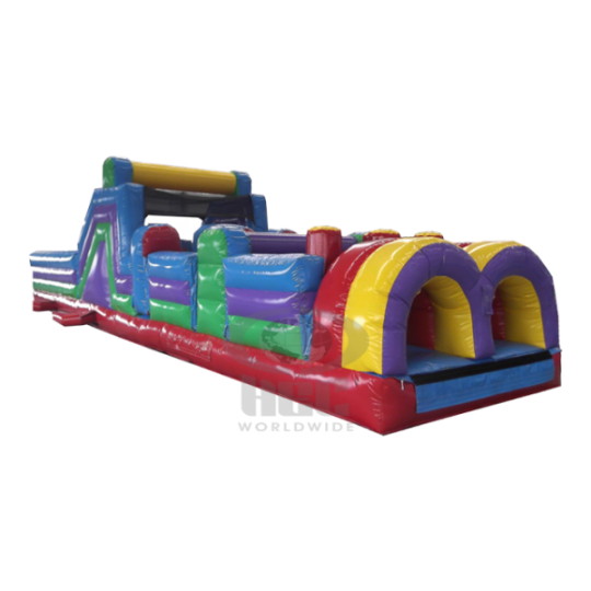 Obstacle Course with a Rock Climb