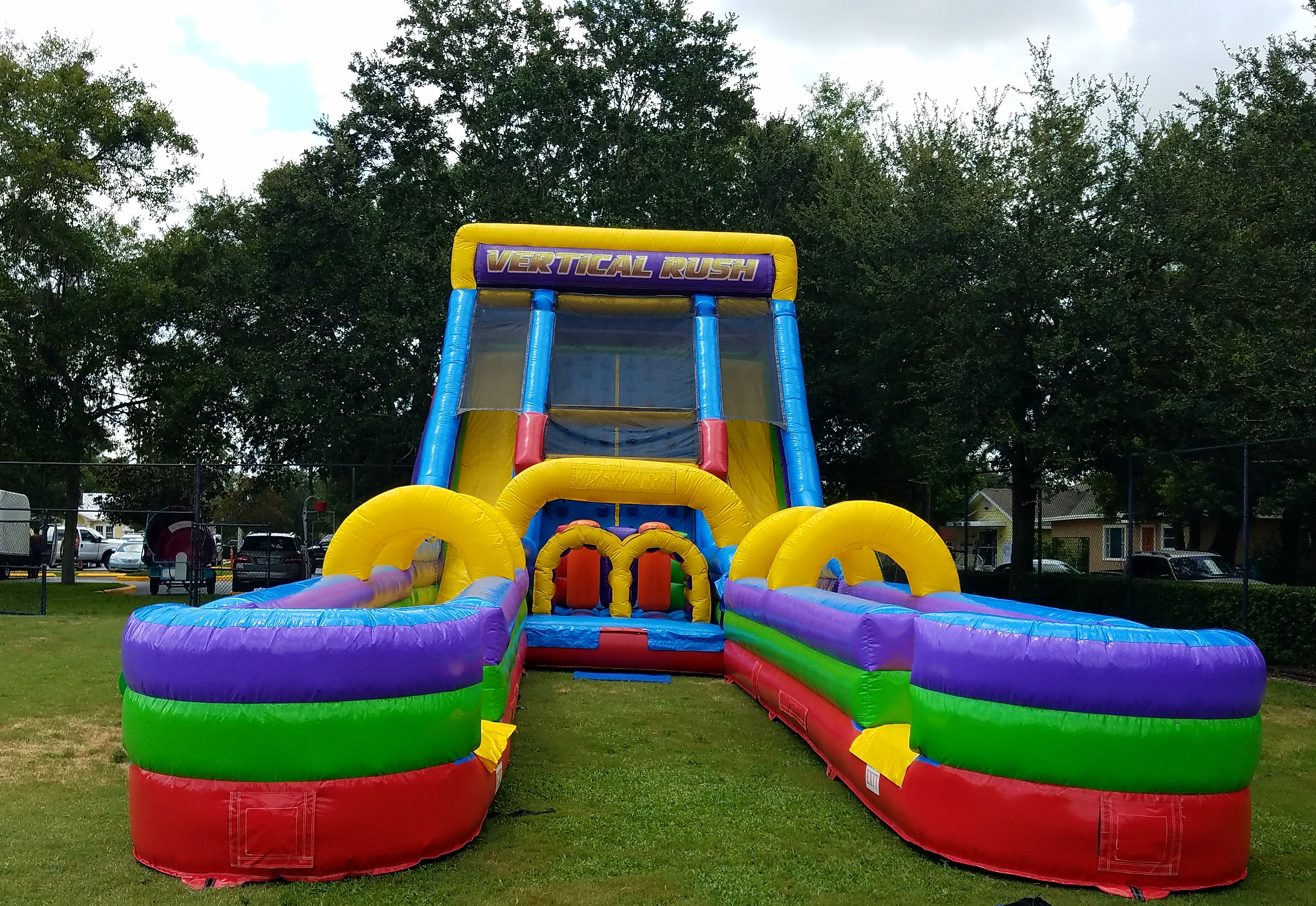 22 Ft Tall Vertical Rush Water Slide