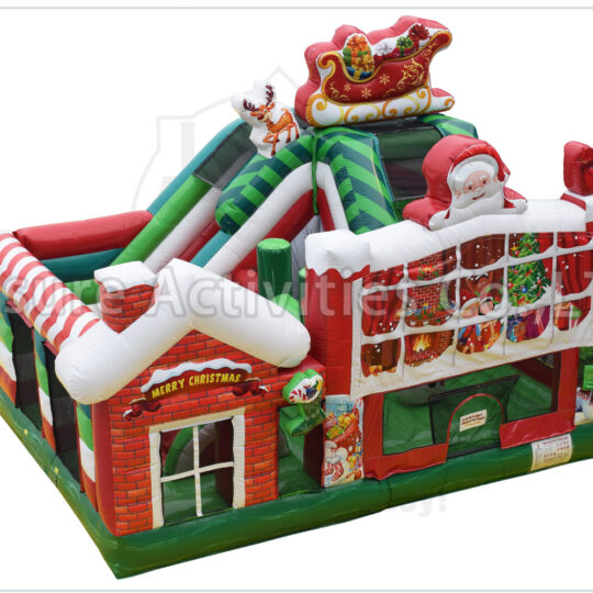 Christmas Bounce House and Slide Combo