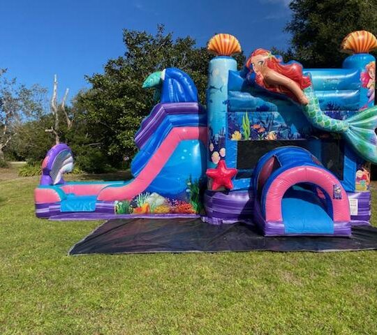 Mermaid Bounce House and Slide